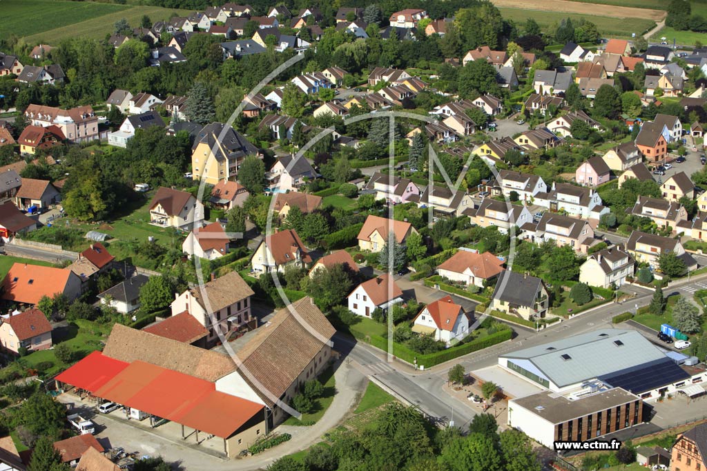 Photo arienne de Griesheim-sur-Souffel