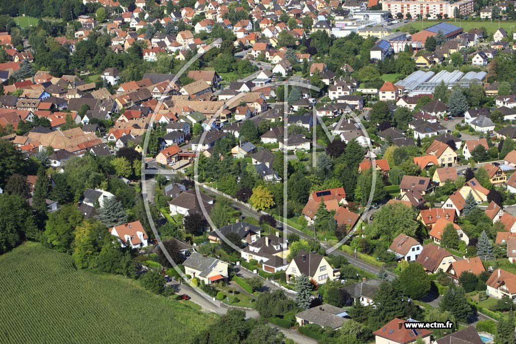 Photo arienne de Mundolsheim