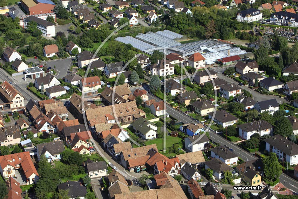 Photo arienne de Mundolsheim