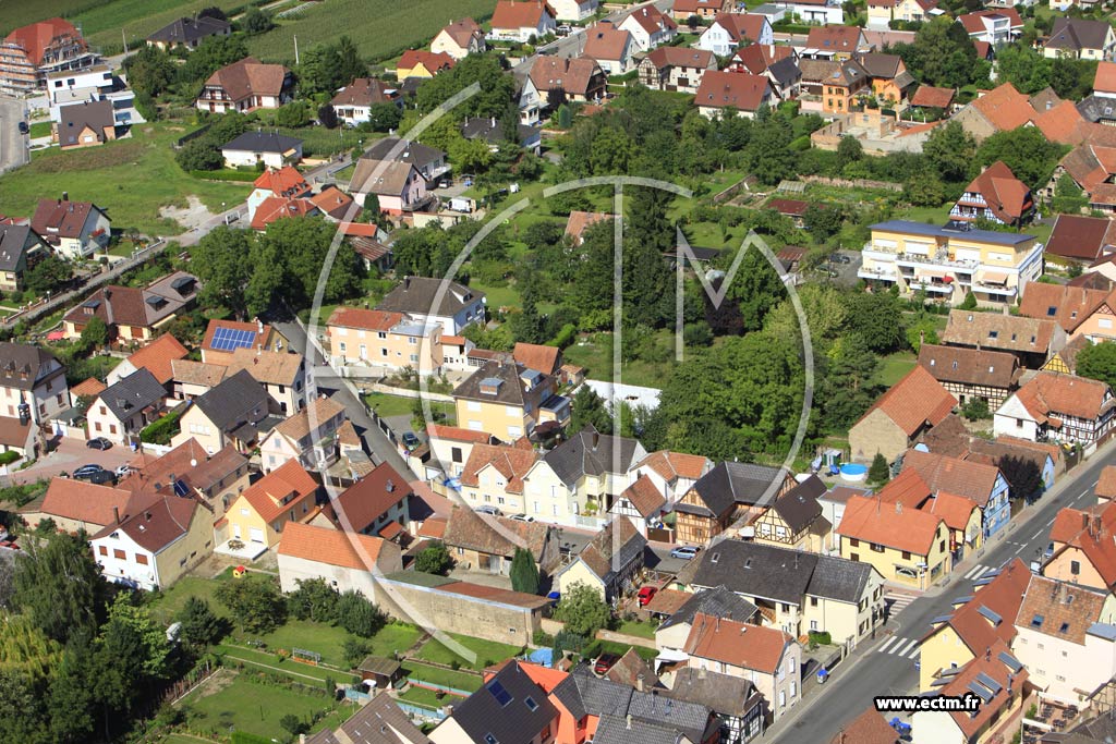 Photo arienne de Oberschaeffolsheim