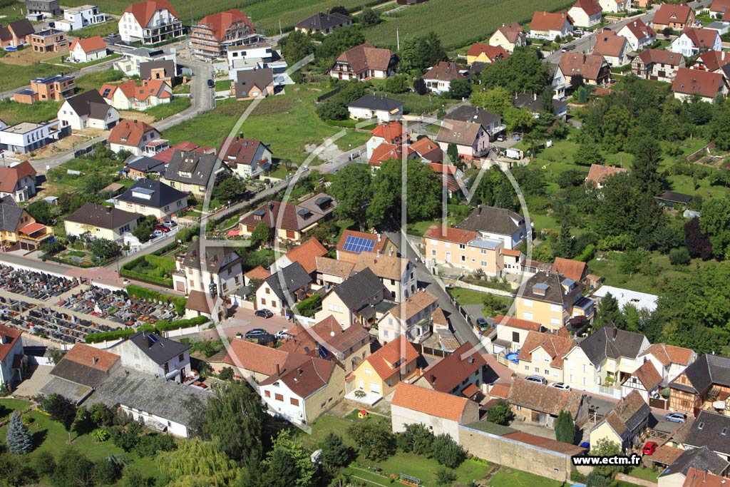 Photo arienne de Oberschaeffolsheim