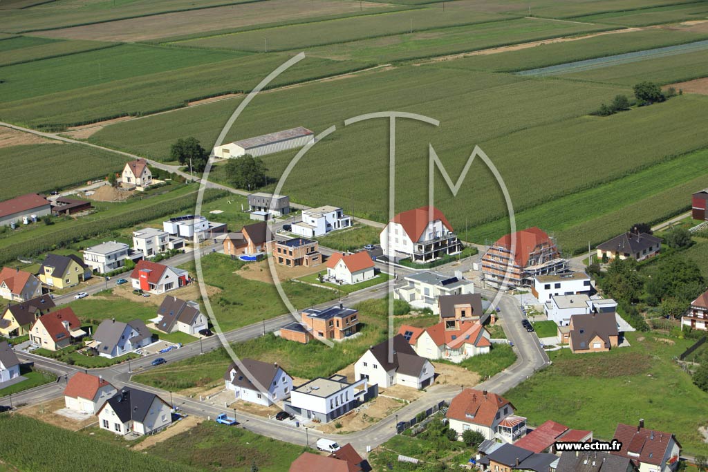 Photo arienne de Oberschaeffolsheim