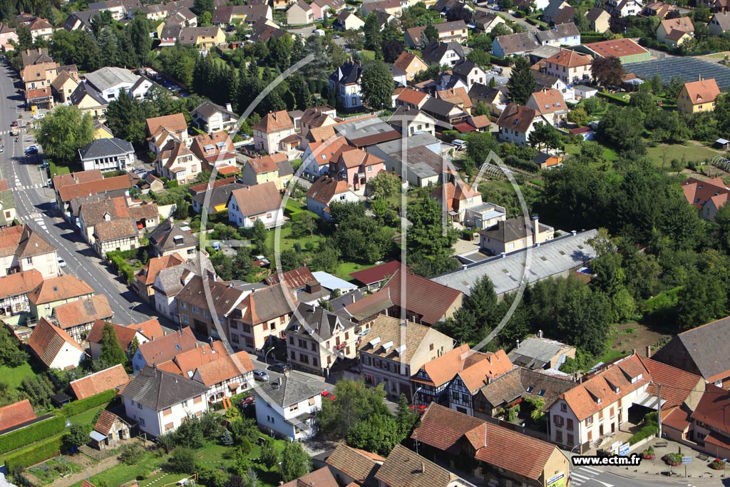 Photo arienne de Oberschaeffolsheim