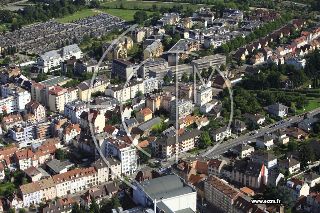 Photo arienne de Strasbourg (Cronenbourg Est)