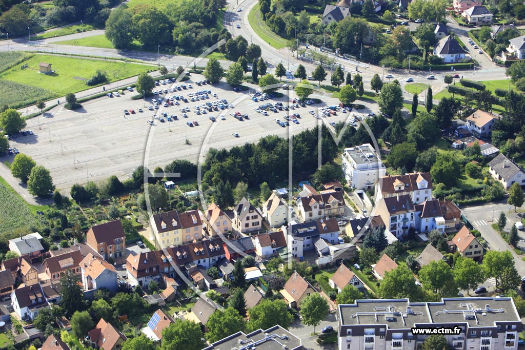 Photo arienne de Strasbourg (Cronenbourg Est)