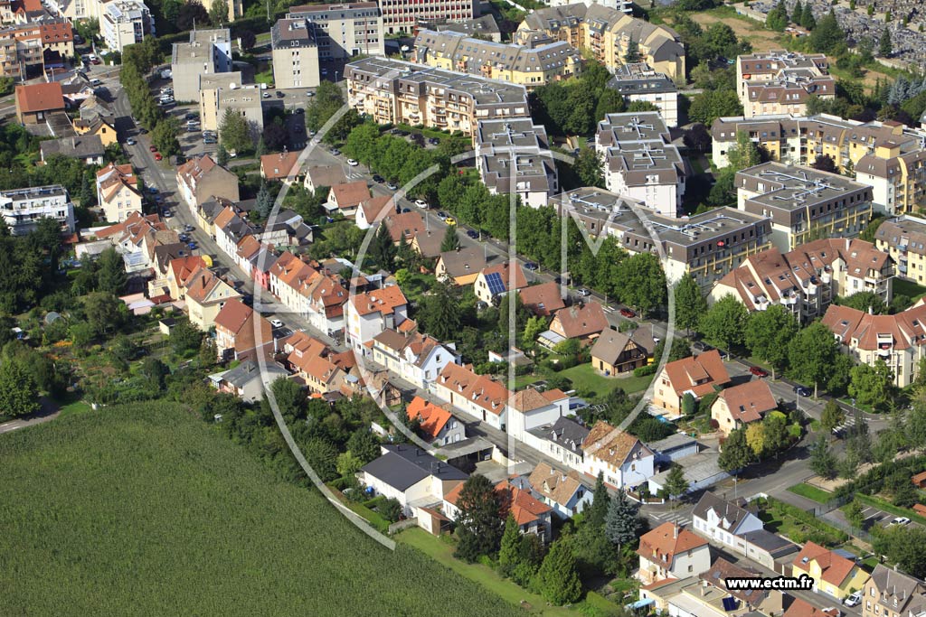 Photo arienne de Strasbourg (Cronenbourg Est)