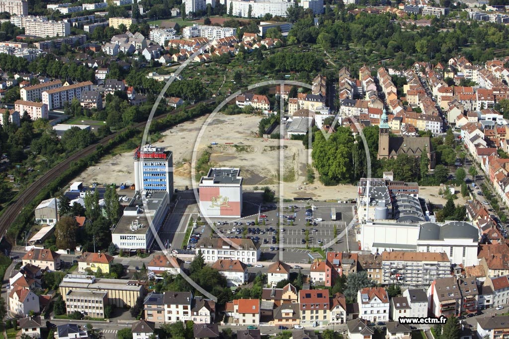 Photo arienne de Strasbourg (Cronenbourg Est)