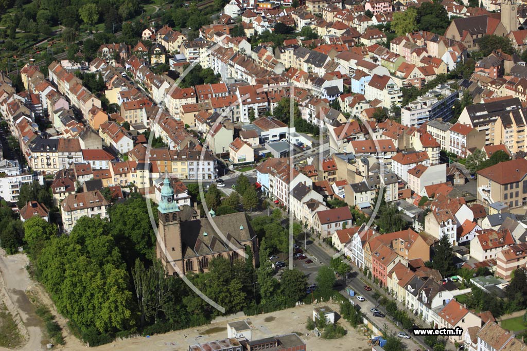 Photo arienne de Strasbourg (Cronenbourg Est)