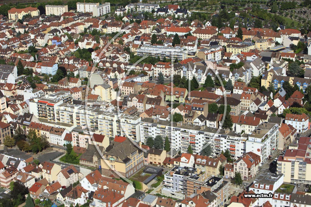 Photo arienne de Strasbourg (Cronenbourg Est)