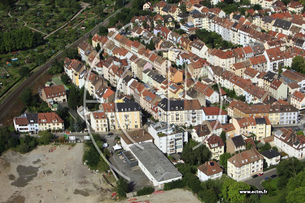 Photo arienne de Strasbourg (Cronenbourg Est)