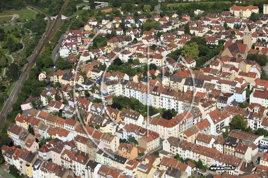 Photo arienne de Strasbourg (Cronenbourg Est)