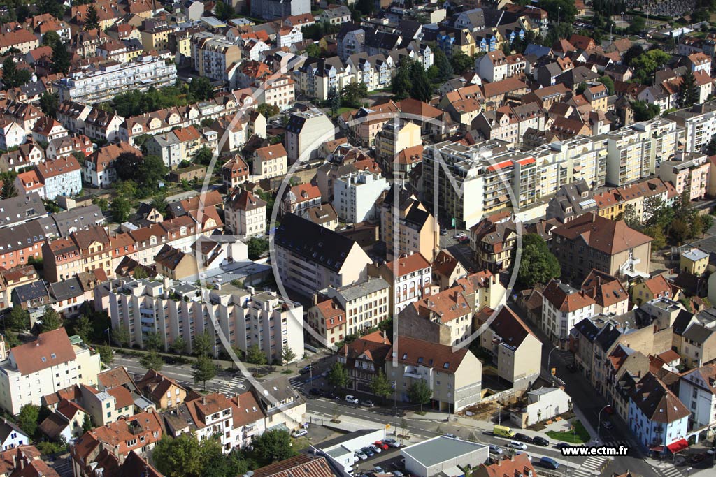 Photo arienne de Strasbourg (Cronenbourg Est)