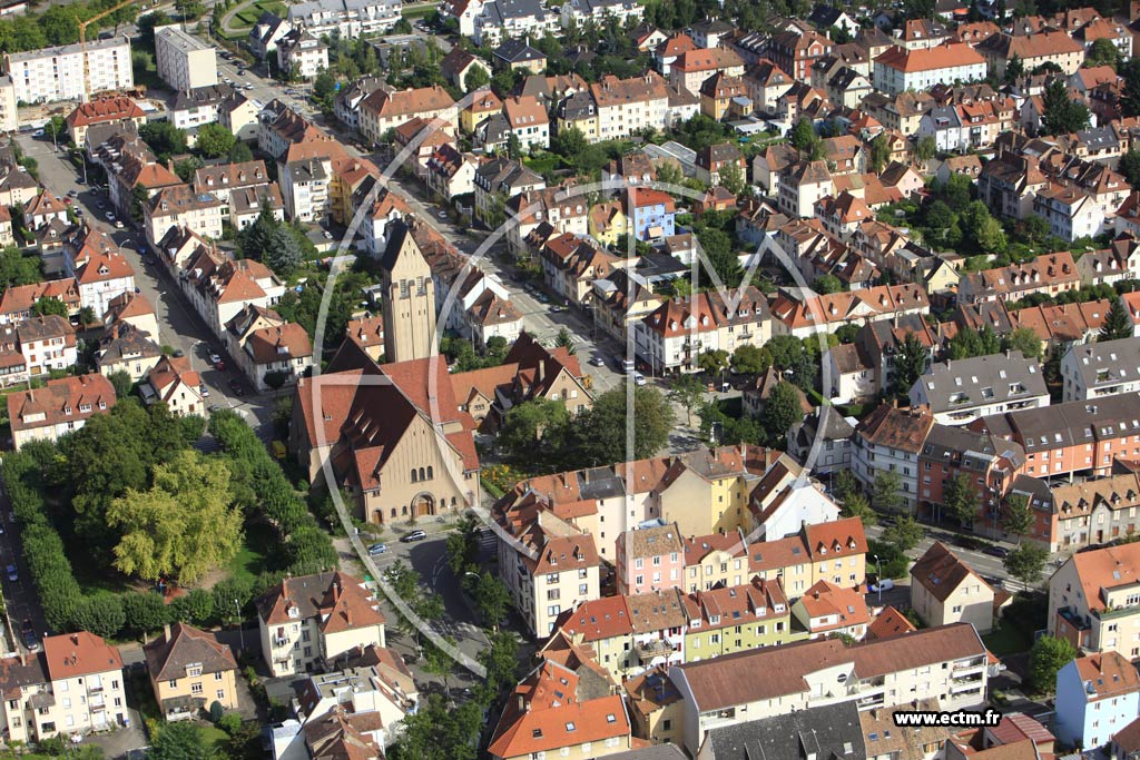 Photo arienne de Strasbourg (Cronenbourg Est)