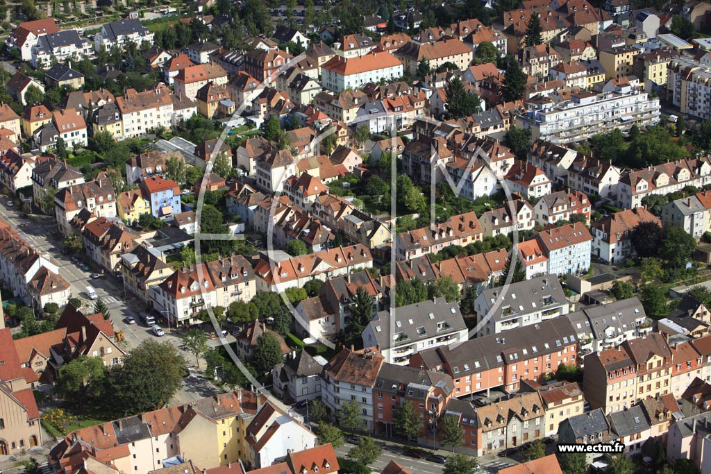 Photo arienne de Strasbourg (Cronenbourg Est)