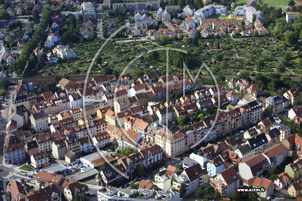 Photo arienne de Strasbourg (Cronenbourg Est)