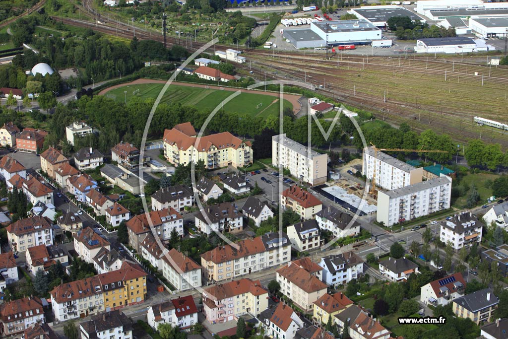 Photo arienne de Strasbourg (Cronenbourg Est)