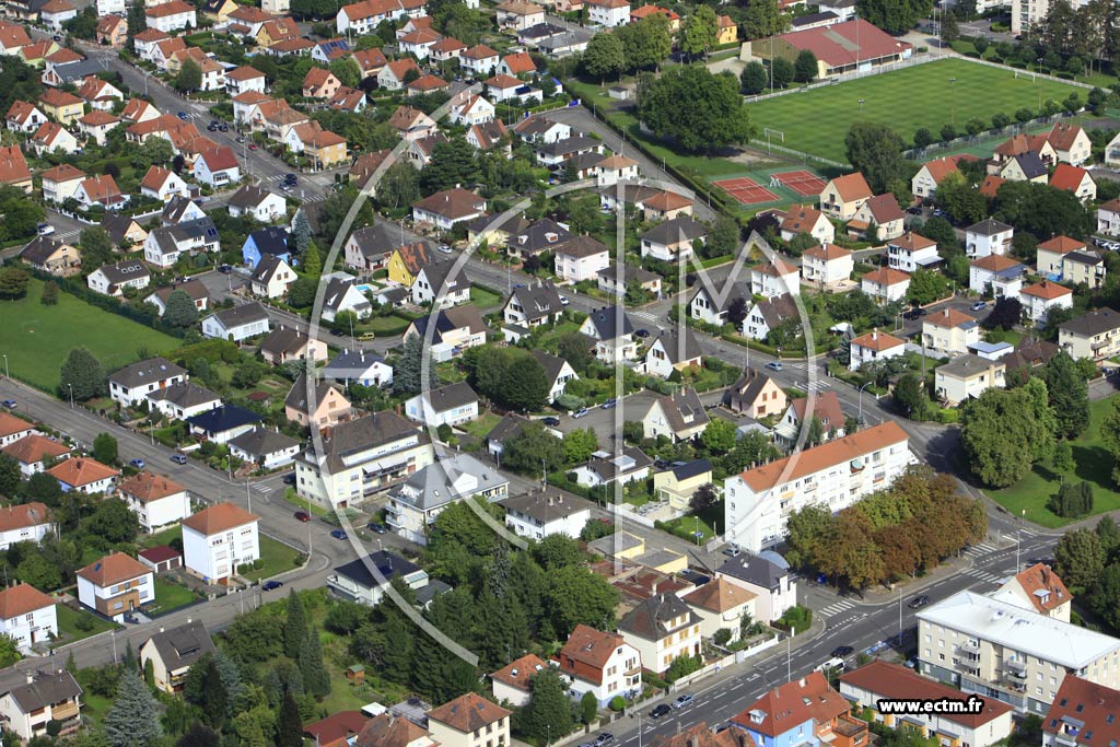 Photo arienne de Strasbourg (Cronenbourg Ouest)