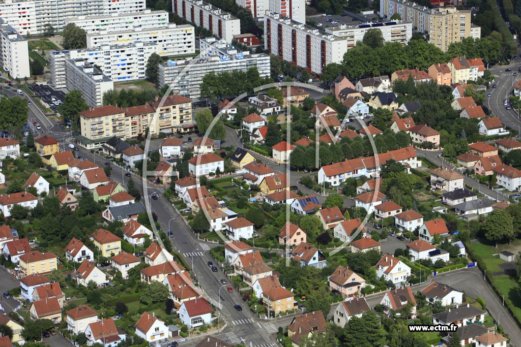 Photo arienne de Strasbourg (Cronenbourg Ouest)