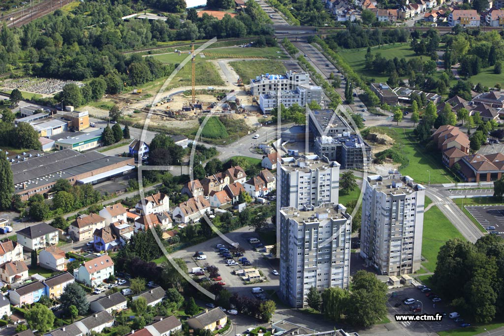 Photo arienne de Strasbourg (Cronenbourg Ouest)