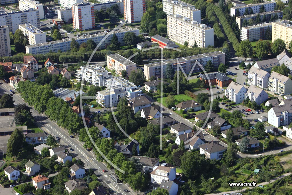 Photo arienne de Strasbourg (Cronenbourg Ouest)