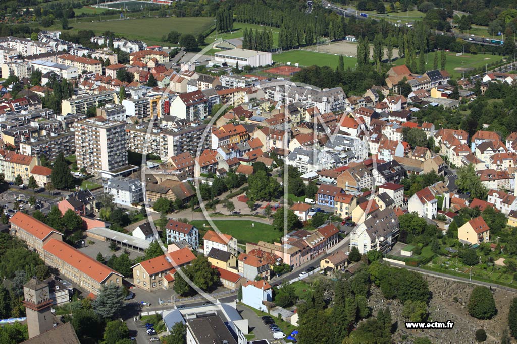 Photo arienne de Strasbourg (Koenigshoffen Est)