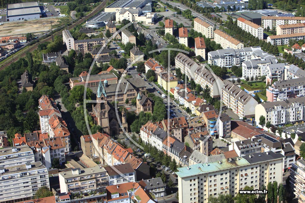 Photo arienne de Strasbourg (Koenigshoffen Est)