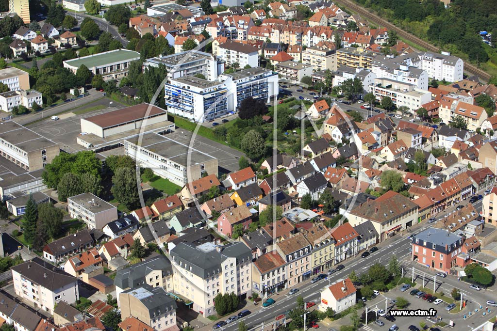 Photo arienne de Strasbourg (Koenigshoffen Ouest)