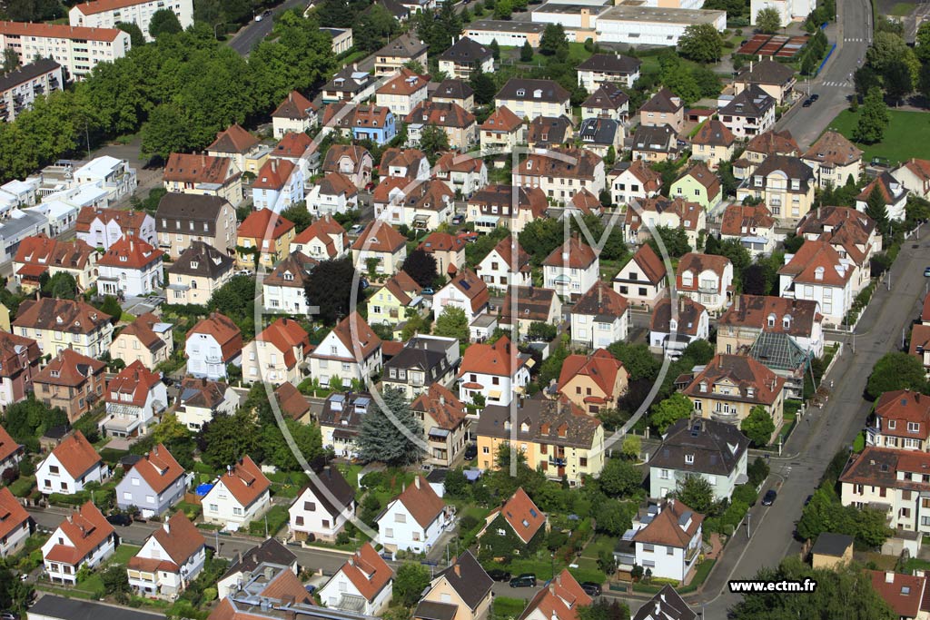 Photo arienne de Strasbourg (Koenigshoffen Ouest)