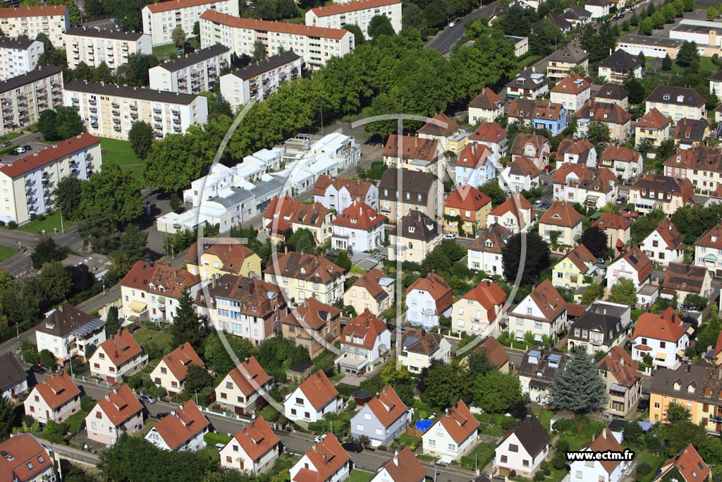 Photo arienne de Strasbourg (Koenigshoffen Ouest)