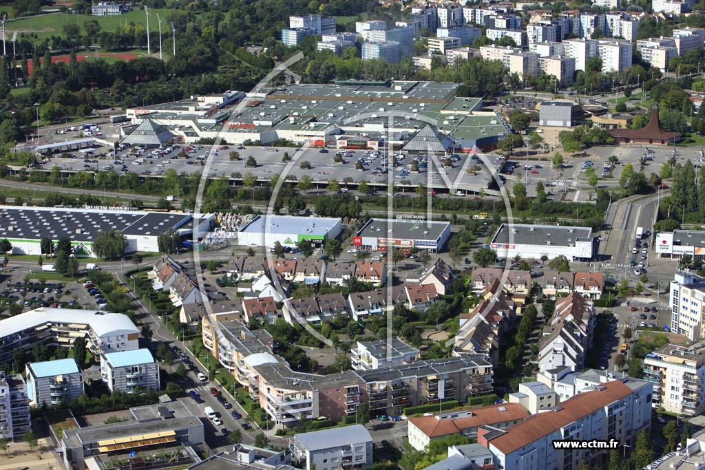 Photo arienne de Strasbourg (Koenigshoffen Ouest)