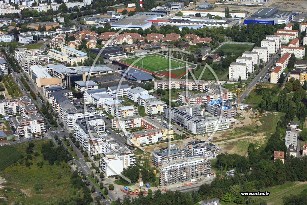 Photo arienne de Strasbourg (Koenigshoffen Ouest)