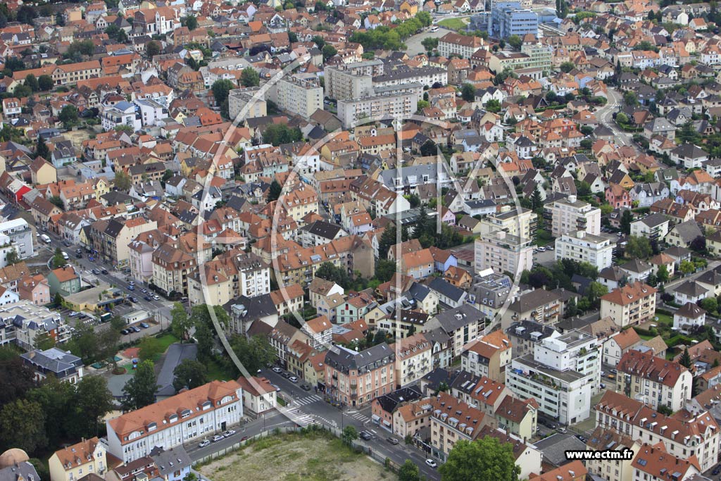 Photo arienne de Bischheim