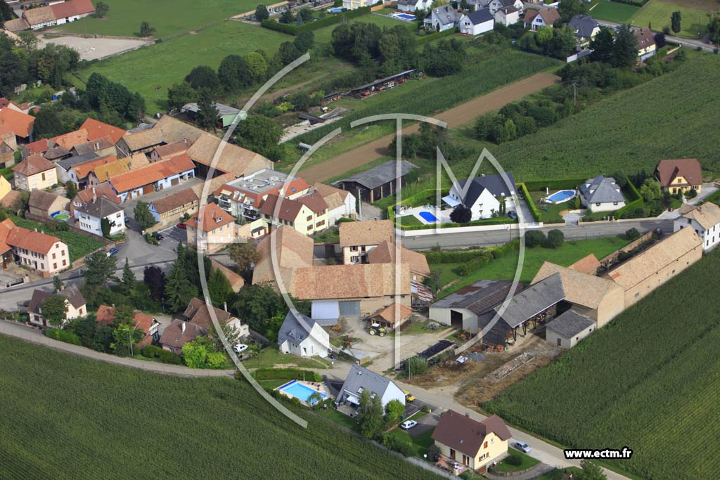 Photo arienne de Hurtigheim