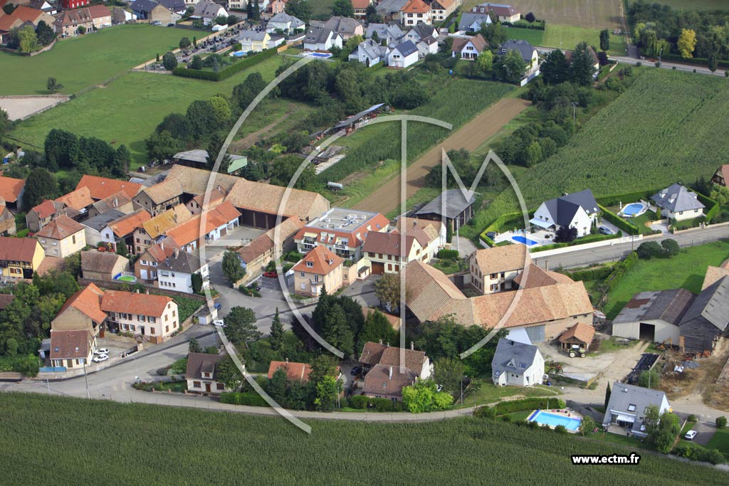 Photo arienne de Hurtigheim
