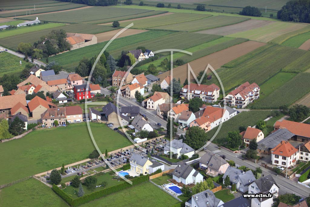 Photo arienne de Hurtigheim