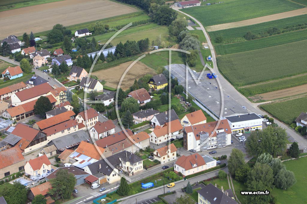 Photo arienne de Hurtigheim