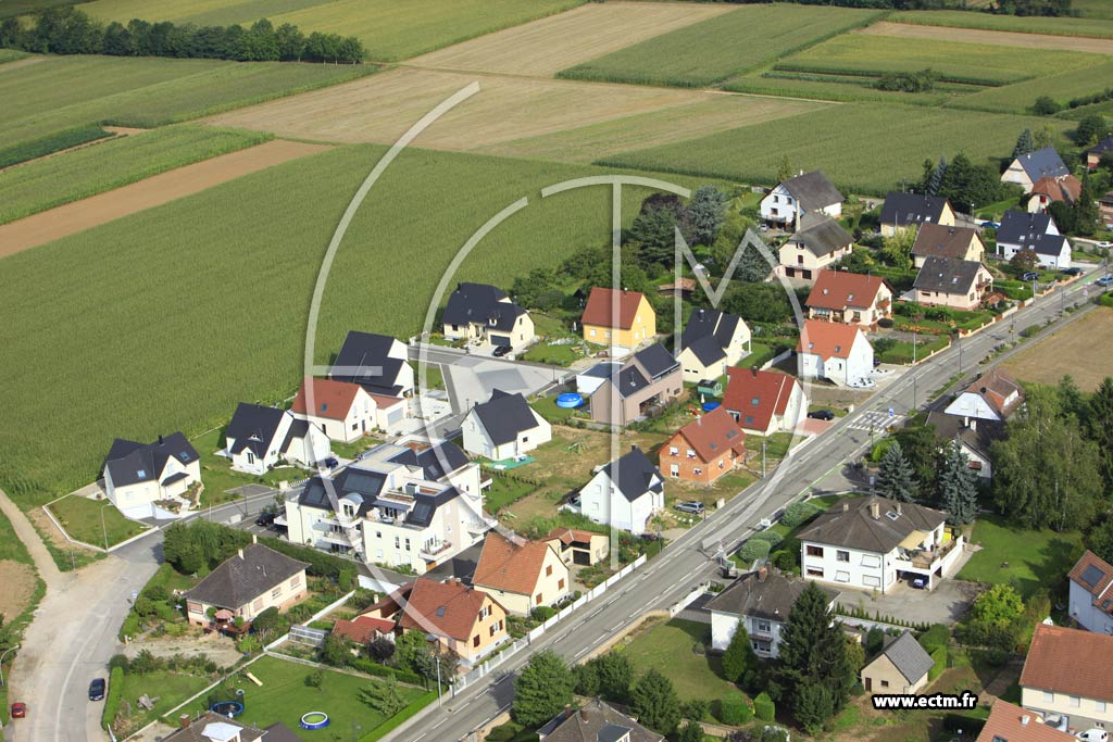 Photo arienne de Ittenheim