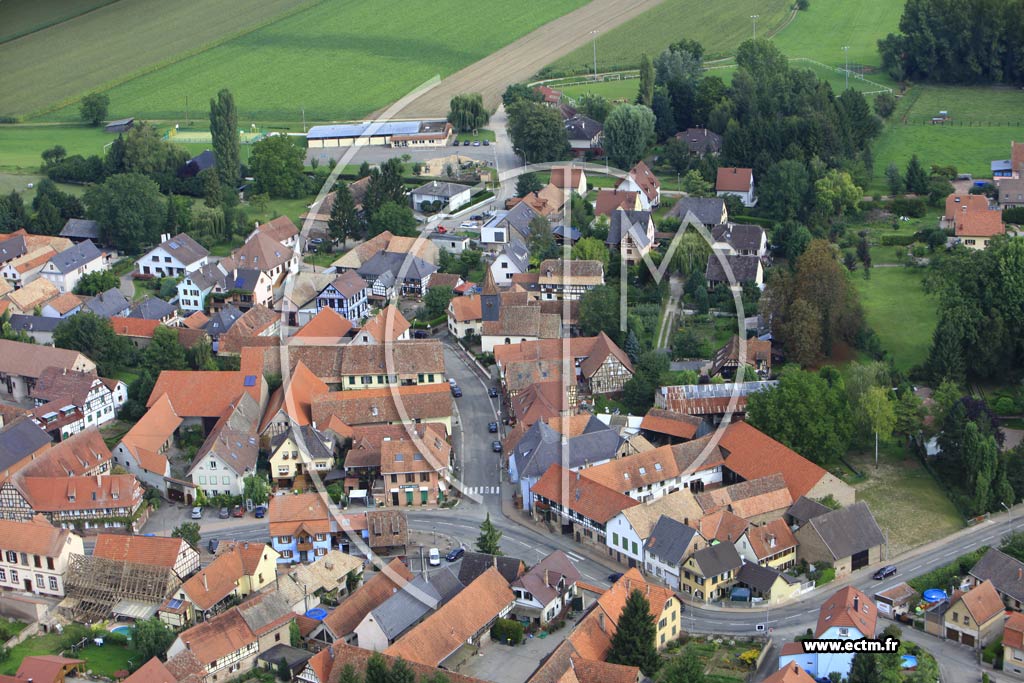 Photo arienne de Quatzenheim