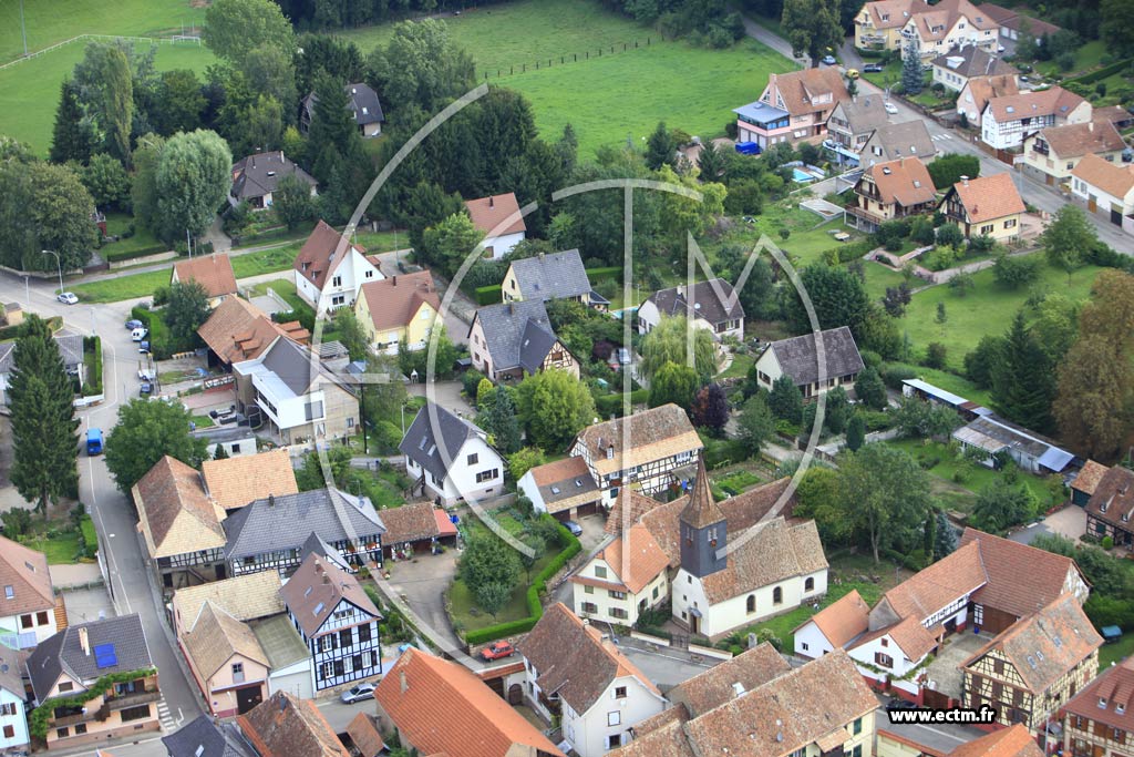 Photo arienne de Quatzenheim