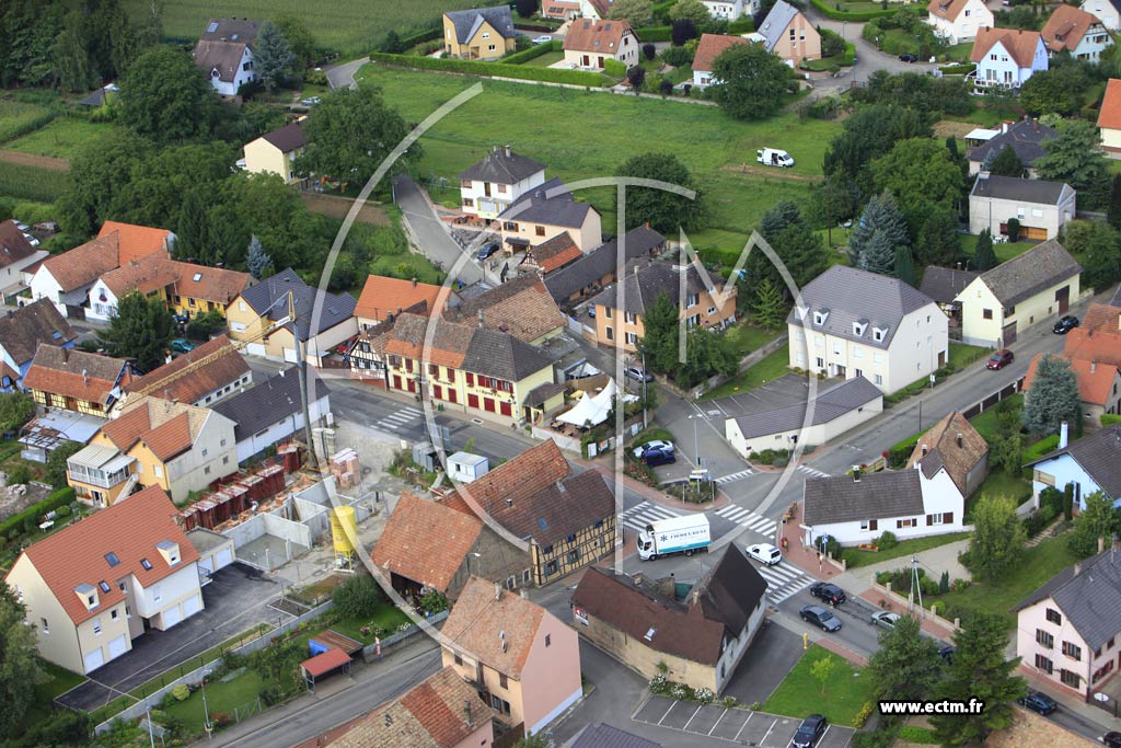 Photo arienne de Quatzenheim