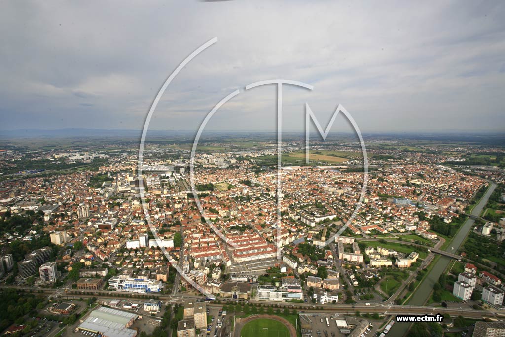 Photo arienne de Schiltigheim