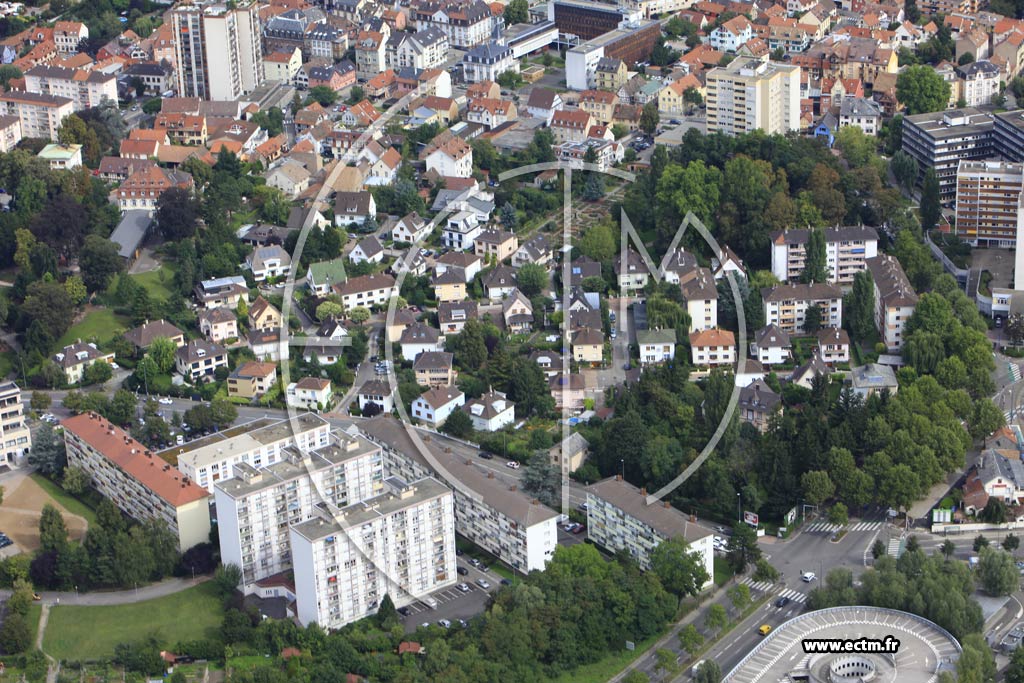 Photo arienne de Schiltigheim