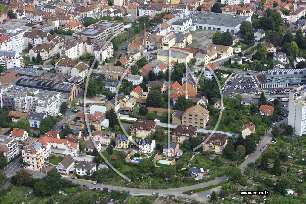 Photo arienne de Schiltigheim