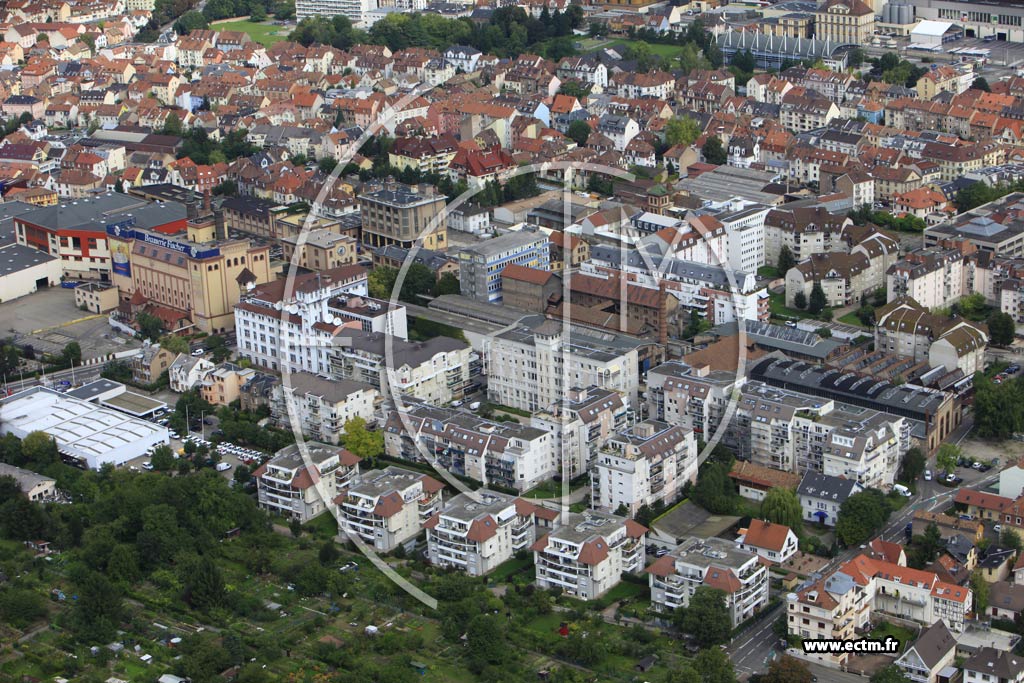 Photo arienne de Schiltigheim