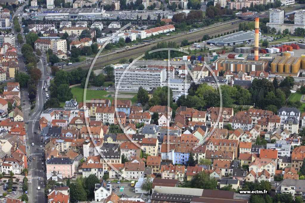 Photo arienne de Schiltigheim