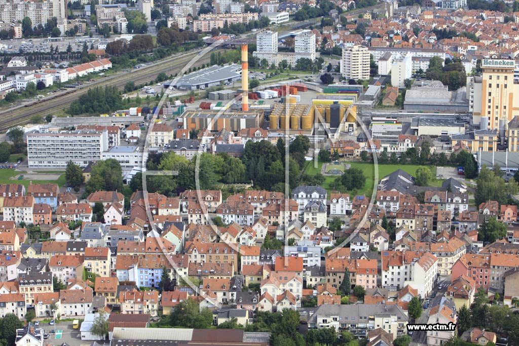 Photo arienne de Schiltigheim