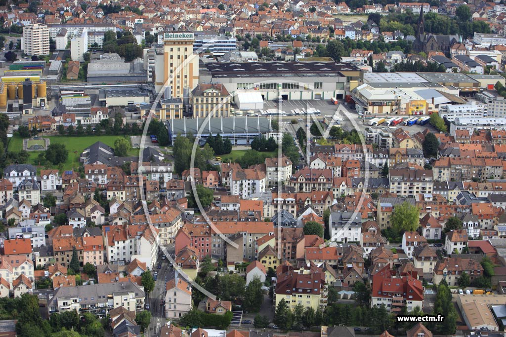 Photo arienne de Schiltigheim