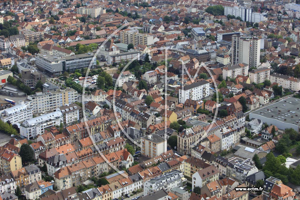 Photo arienne de Schiltigheim