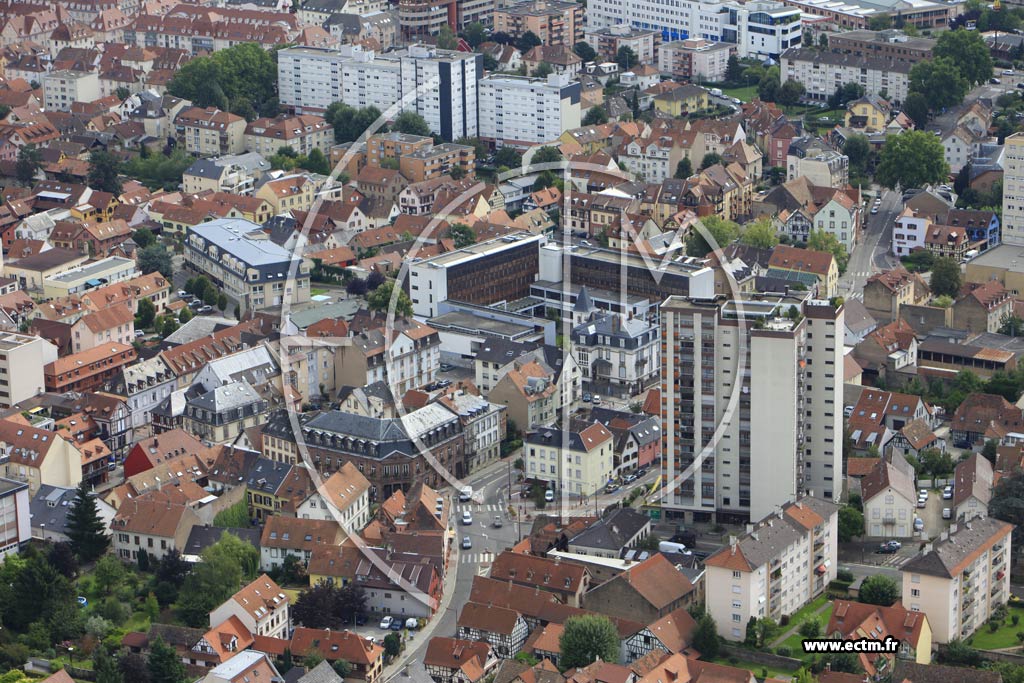 Photo arienne de Schiltigheim