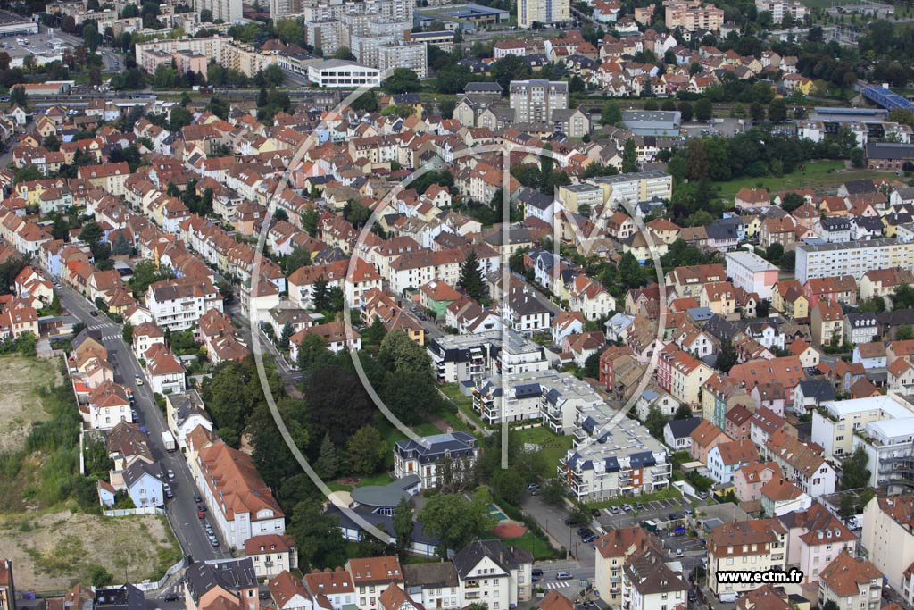 Photo arienne de Schiltigheim